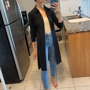 Everlane luxe cotton shirtdress